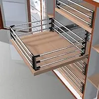 Выдвижная галерея TANDEM с тройным бортиком 