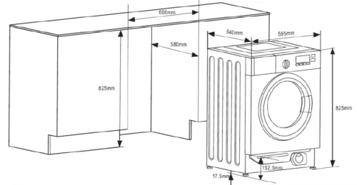 Стирально-сушильная машина EWTA 80.0 детальная картинка фото 5