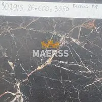 3029/S Cтолешница 28*600*3050мм Мрамор Марквина черный (БРАК) фото анонс товара