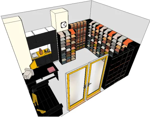 Магазин по продажам кухонных столешниц, под ключ детальная картинка фото 2