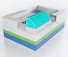 Брендовый островок для торговли кофе фото анонс товара