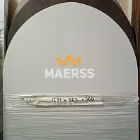 1110/S Барная стойка 40х563х1299мм Белая в ПВХ кромке R300 фото