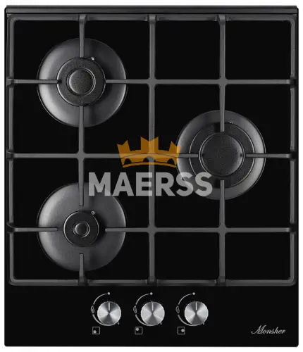 Газовая варочная поверхность MONSHER MHG 43 BG детальная картинка