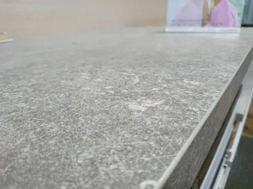 F8192MS Серая мраморная крошка Столешница Duropal матовая фото 6