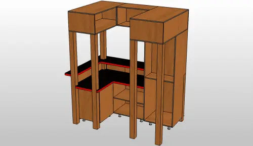 Торговый киоск для продажи бургеров и хот-догов фото 5