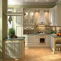 Кухня в стиле "Кантри" модель МКК-570 фото анонс товара