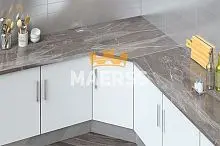 Угловой элемент из ДСП в цвет столешницы EGGER фото