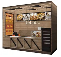 Павильон для продажи фастфуда Kebabs фото анонс товара