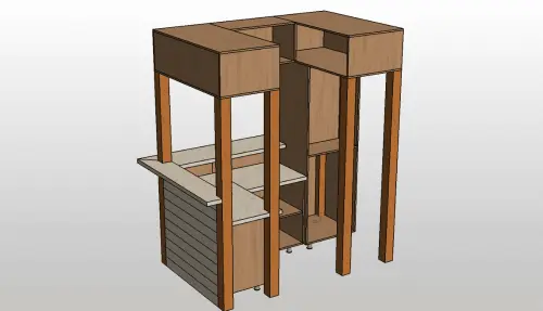 Торговый киоск для продажи бургеров и хот-догов фото 4