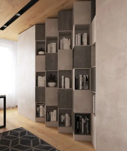 ЛДСП K350 Бетонный Kамень 2070*2800мм детальная картинка фото 2