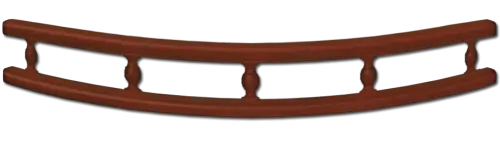 Балюстрада радиусная детальная картинка