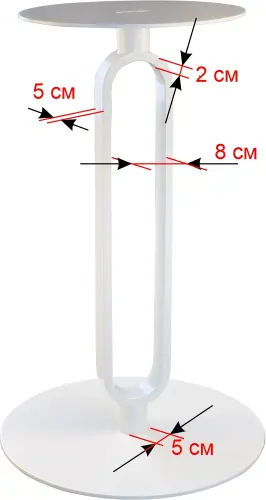 Подстолье стальное 1090EM фото 4