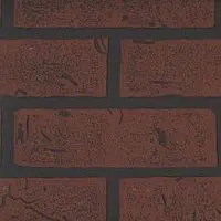 Красно-Коричневый - листовая панель под кирпич 6*1220*2440мм фото анонс товара
