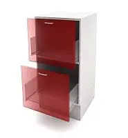 Корпус напольный узкий (2 ящика)