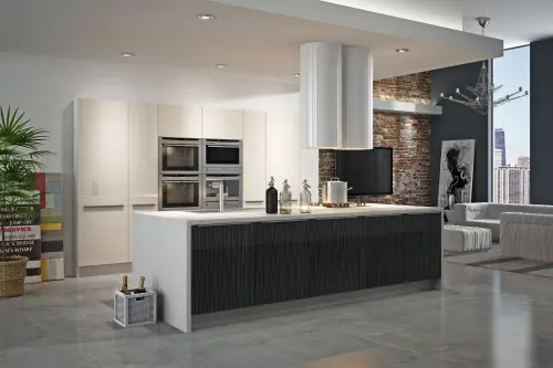 Фасад МДФ ALVIC LUXE Antracita высокий глянец детальная картинка фото 6