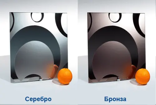 Зеркало матированные узоры "Бабл" детальная картинка фото 3