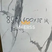 40*600*800мм 3027/S обрезок столешницы под белый мрамор фото анонс товара