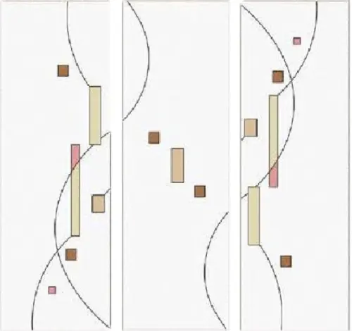 Витражи (трехдверные) 3062 детальная картинка