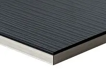 Фасад МДФ ALVIC LUXE Onda Negro высокий глянец фото анонс товара