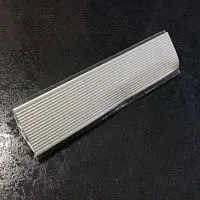 Образец рифленого треугольного алюминиевого плинтуса фото анонс товара