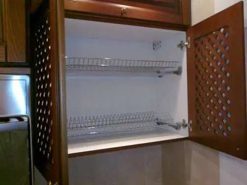 Сушилка для посуды 2-х уровневая с рамой и поддоном INOXA (бронза) фото 7