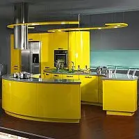 Кухня в стиле "Хай-Тек" модель МКХ-911 фото анонс товара