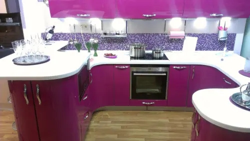 Кухня "Фуксия" детальная картинка фото 2