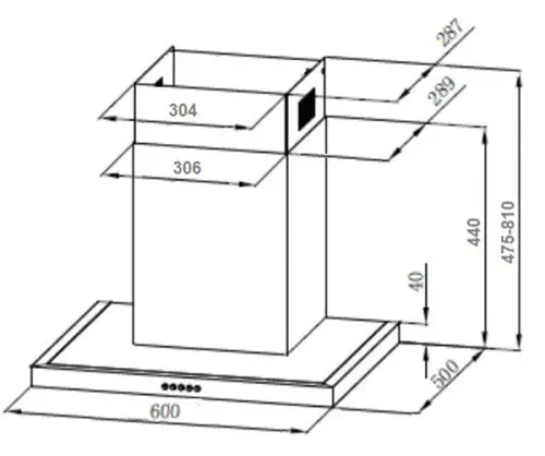 Купольная вытяжка Monsher COCOS 60 X детальная картинка фото 4