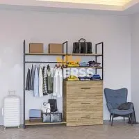 Гардеробная 2 в стиле Лофт