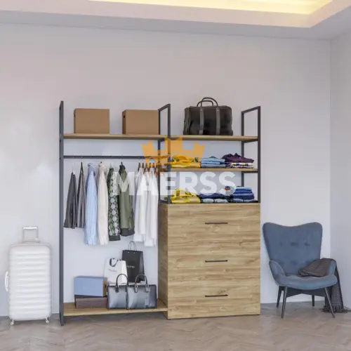 Гардеробная 2 в стиле Лофт