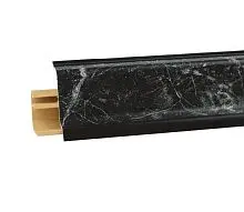 Плинтус для столешниц Korner LB 40.1 Мрамор Черный 29*40*3050мм фото анонс товара