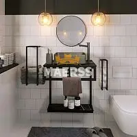 Держатель для туалетной бумаги Lune-2 в стиле Лофт