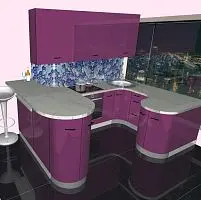 Кухня "Фуксия" фото анонс товара