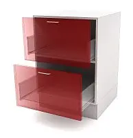 Корпус напольный широкий (2 ящика)