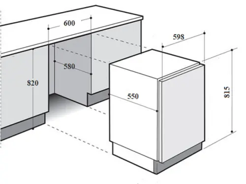 Посудомоечная машина Monsher MD 601 детальная картинка фото 5