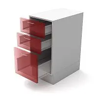 Корпус напольный узкий (3 ящика)