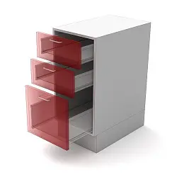 Корпус напольный узкий (3 ящика) 600*560*720мм