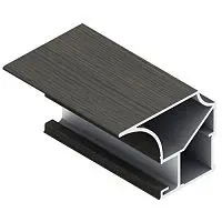 Профиль Aristo FLAT цвет "Дуб серый" фото анонс товара