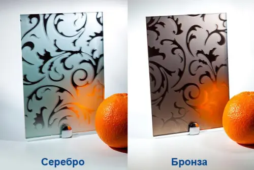 Зеркало матированные узоры "Барокко" детальная картинка фото 3