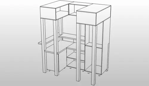 Торговый киоск для продажи бургеров и хот-догов фото 2