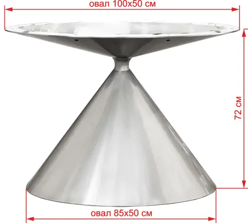 Подстолье из нержавеющей стали 2212EM фото 7