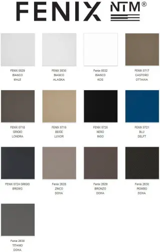 Фасад МДФ в пластике FENIX фото 2