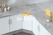 Угловой элемент из ДСП в цвет столешницы Polyrey фото