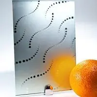 Зеркало матированные узоры "Колье" фото анонс товара