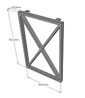 Подстолье металлическое LK-20