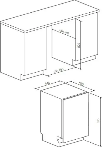 Посудомоечная машина Comfort VG 45.0 детальная картинка фото 2