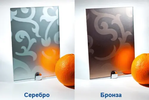 Зеркало матированные узоры "Леди" детальная картинка фото 3