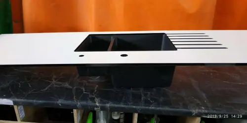 Интеграция мойки в столешницы HPL Compact фото 5