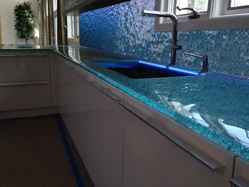 Столешницы из ударопрочного Стекла фото фото 5