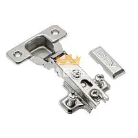 Петля накладная GTV ZP-POH045ZEO самооткрывающаяся с планкой H-0 с евро фото анонс товара
